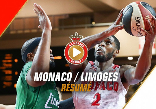 Jeep Elite — Monaco 87 - 68 Limoges — Highlights