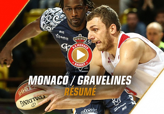 Jeep Elite — Monaco 94 - 74 Gravelines — Highlights