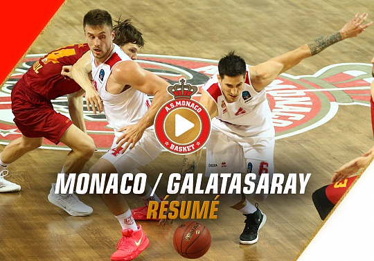 EuroCup — Monaco 76 - 71 Galatasaray — Highlights