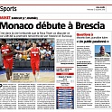 Monaco débute à Brescia