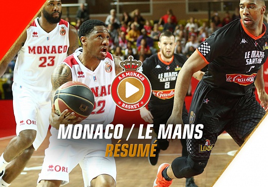 Jeep Elite — Monaco 82 - 65 Le Mans — Highlights