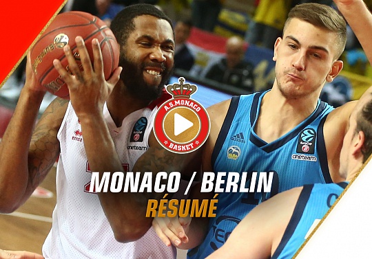 EuroCup — Monaco 61 - 75 Berlin — Highlights