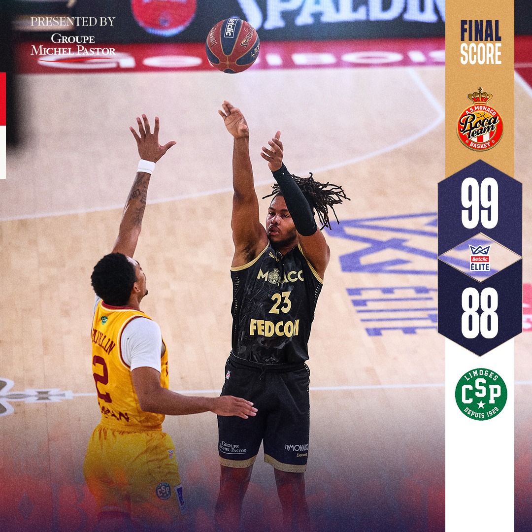 La Roca Team brille encore face à Limoges 