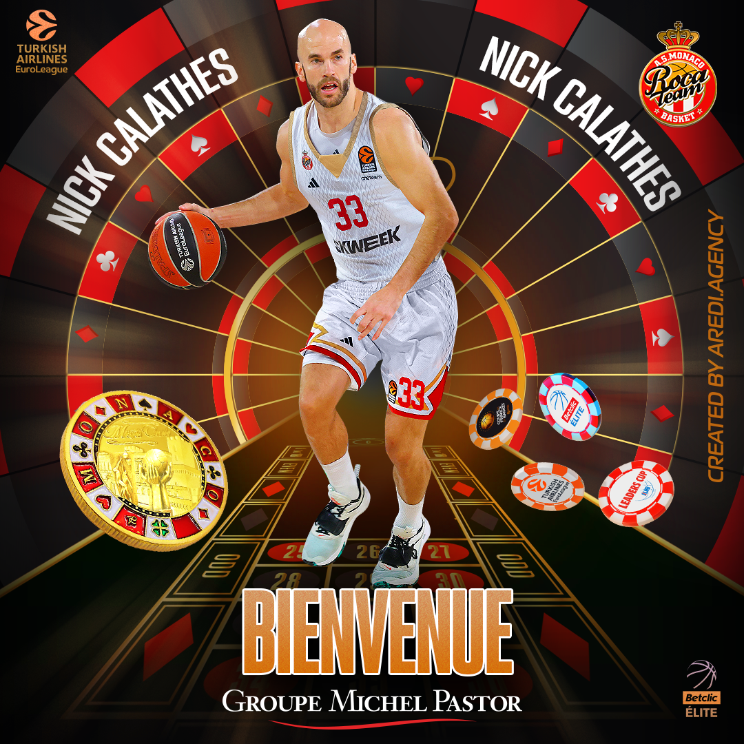 Nick Calathes, meilleur passeur de l'Euroleague rejoint la Roca Team 