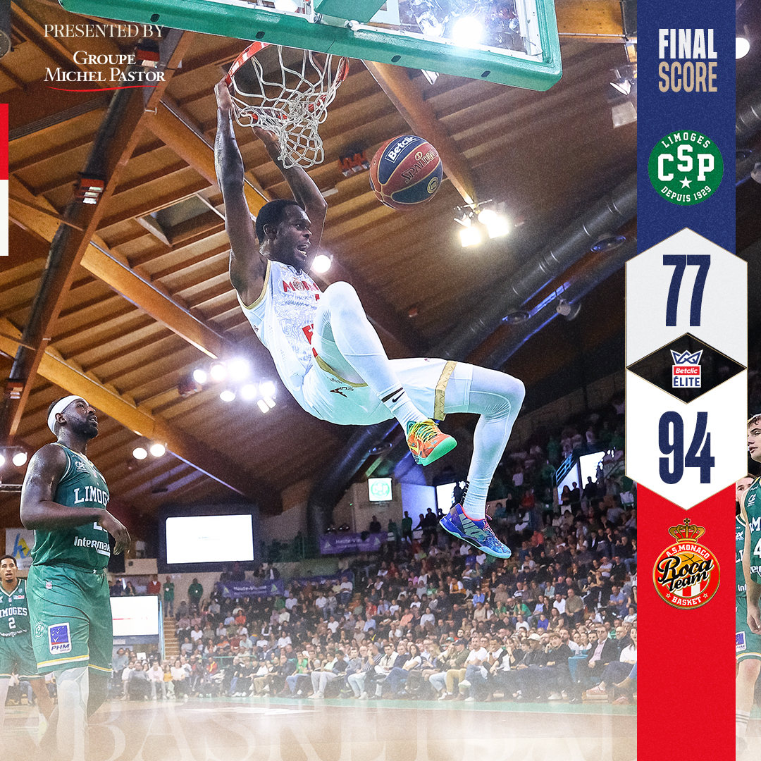 Le job est fait à Limoges, trois sur trois cette semaine !