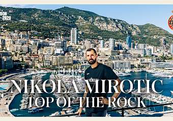 Nikola Mirotic, top of the rock 