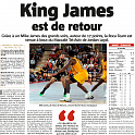 King James est de retour