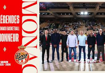 Les légendes de l'AS Monaco Basketball à l'honneur