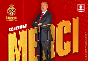 L’AS Monaco Basket se sépare de Sasa Obradovic