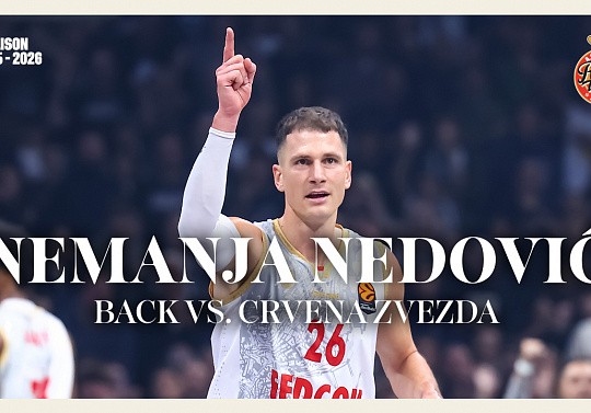 Nemanja Nedović back vs. Crvena Zvezda