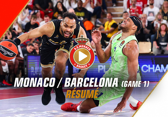 AS Monaco -FC Barcelona Мatch 1 / Turkish Airlines EuroLeague Playoff