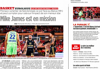 Mike James est en mission