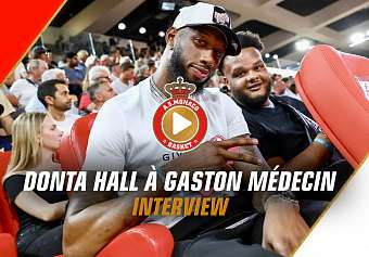 Donta Hall, en spectateur à Gaston Médecin