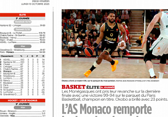 L'AS Monaco remporte le choc  des chamoions