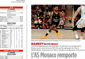 L'AS Monaco remporte le choc  des chamoions