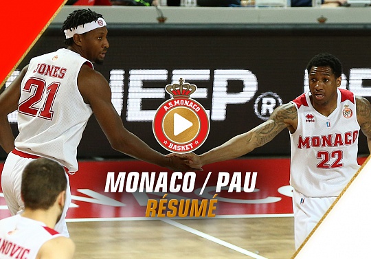 Jeep Elite — Monaco 91 - 74 Pau-Lacq-Orthez — Highlights