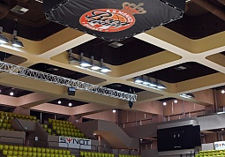Entraînement de l'A.S. Monaco Basket de la salle Gaston-Médecin