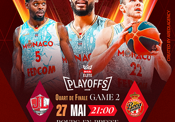 À Bourg pour le game 2 de ce quart